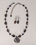 Murano Glass Antique Copper Necklace