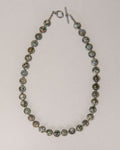 Rhyolite Gray Swarovski Crystal Sterling Silver Necklace