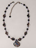 Murano Glass Antique Copper Necklace