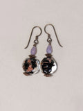Murano Glass Antique Copper Matching Earrings