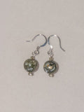 Rhyolite Gray Swarovski Crystal Sterling Silver Earrings